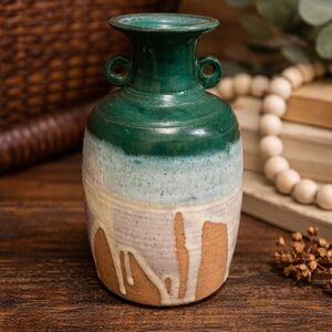 Handmade Studio Pottery Vase • Susan Grier 1999 • South Carolina Artisans Center